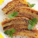 Banana Frita com Canela