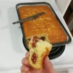 Bolo de Fubá com Goiabada mega delicioso