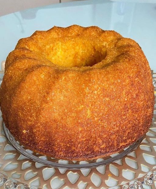 Bolo de milho sem trigo simples e delicioso