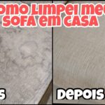 Como limpar sofá sem gastar muito usando produtos que você tem em casa