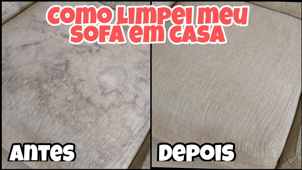 Como limpar sofá sem gastar muito usando produtos que você tem em casa