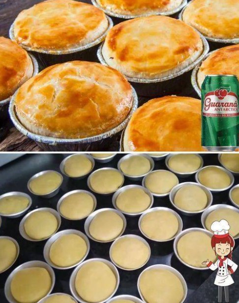 Empadinha com Massa de Guaraná que Derrete na Boca