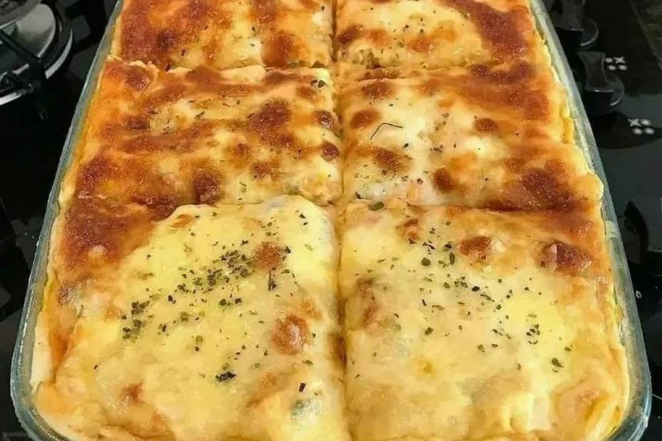 Lasanha de frango simples e deliciosa