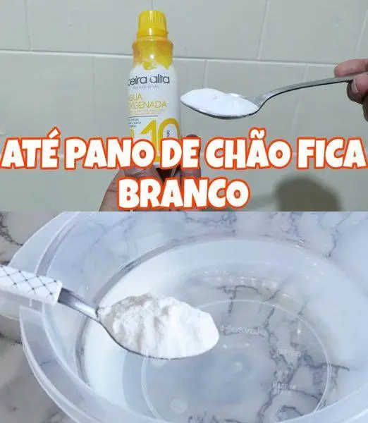 Misturinha para lavar roupa branca e amarelada
