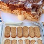 Pavê de biscoito de maizena simples delicioso