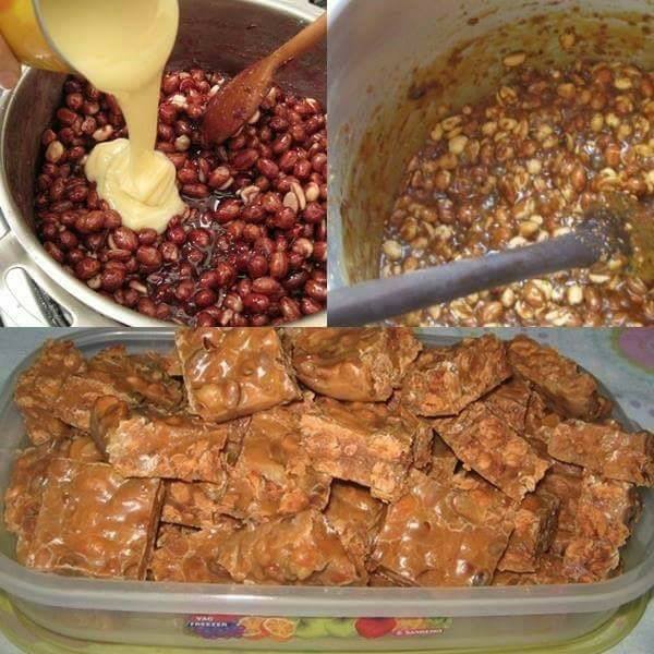 Pé de Moleque caseiro delicioso e fácil 