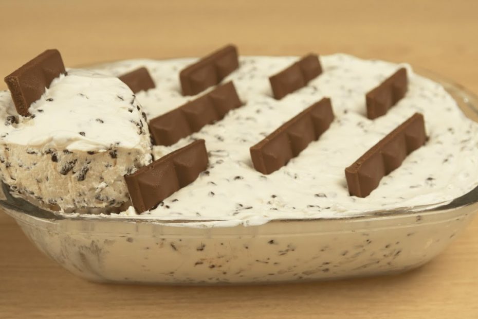 Sobremesa moça gelada simples e deliciosa